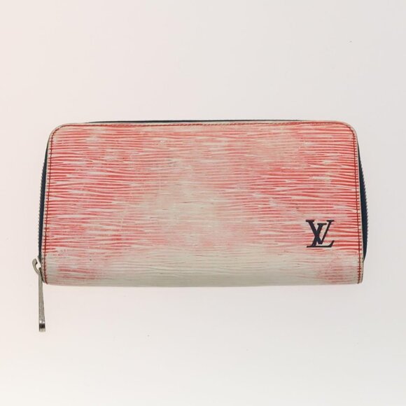 LOUIS VUITTON Monogram Epi Taiga Wallet Set of 4 Brown Red LV Auth - Picture 2 of 16